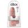 King Cock 9 Chubby - Saugnapf-Dildo mit Hoden (23cm) - natur