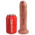 King Cock 7 - naturgetreuer Dildo (18cm) - dunkel натур