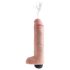 King Cock 10 - naturgetreuer spritzender Dildo (25cm) - hautfarben