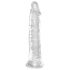 King Cock Clear 8 - Haftender großer Dildo (20cm)