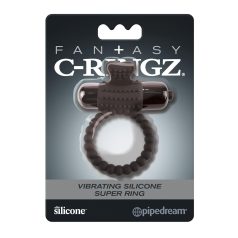 Pipedream Fantasy C-Ringz - Vibrierender Penisring (schwarz)