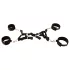 Fetish Fantasy - Bettfessel-Set (schwarz)