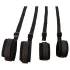 Fetish Fantasy - Bettfessel-Set (schwarz)
