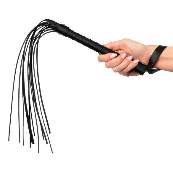 Fetish Fantasy Deluxe Cat-O-Nine - Peitsche (65 cm) - schwarz