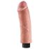 King Cock 8 - flexibler, lebensnaher Vibrator (25cm)