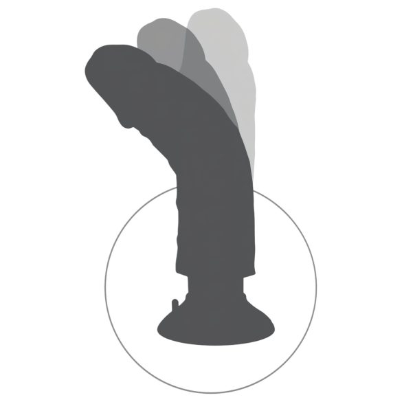 King Cock 8 - flexibler, lebensnaher Vibrator (25cm)