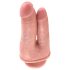 King Cock Doppel-Penetrator - naturgetreues Doppel-Dildo (hautfarben)