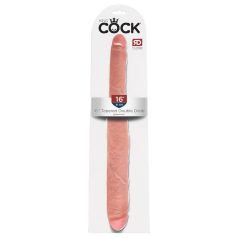   King Cock 16 Tapered - naturgetreues Doppel-Dildo (41cm) - natur
