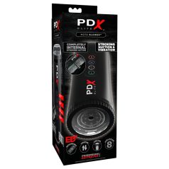   PDX Moto Blower - Saugender, vibrierender Masturbator (schwarz)