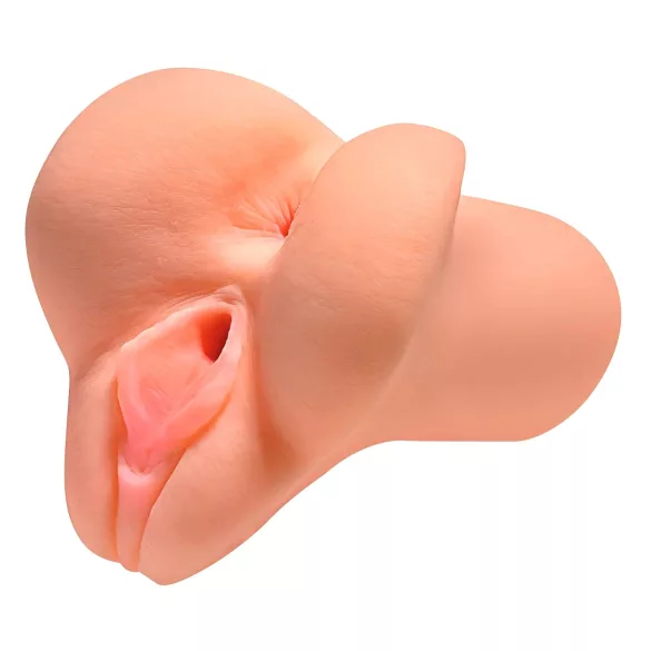 PDX Pick Your Pleasure - 2in1 lebensechter Masturbator (naturfarben)