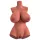 PDX Plus Perfect 10 - Torso-Masturbator (dunkel natur)