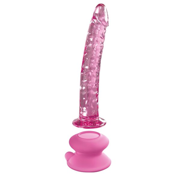Icicles No. 86 - Gläserner Penis-Dildo (Pink)