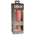 King Cock Elite 8 - realistische Dildo mit Saugnapf (20cm) - naturfarben