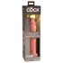 King Cock Elite 9 - Saugnapf, naturgetreuer Dildo (23cm) - Hautfarben