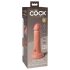 King Cock Elite 6 - lebensechter Vibrator 15cm (dunkel natur)