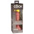 King Cock Elite 6 - lebensechter Vibrator 15cm (dunkel natur)