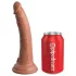 King Cock Elite Comfy - Strap-On-Dildo mit Geschirr (dunkles Beige)