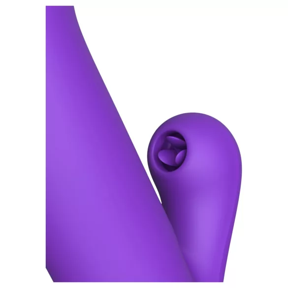 Fantasy For Her - 2-in-1 Stoßvibrator und Klitorisstimulator (lila)