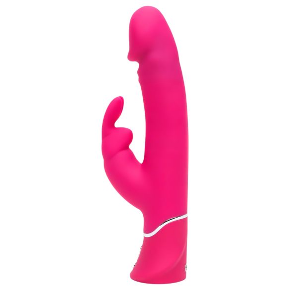 Happyrabbit Dual Density - wasserdichter Klitoris-Vibrator mit Arm (Pink)