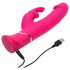 Happyrabbit Dual Density - wasserdichter Klitoris-Vibrator mit Arm (Pink)