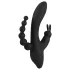 SMILE Triple - Akku, wasserfester 3-fach Vibrator (schwarz)