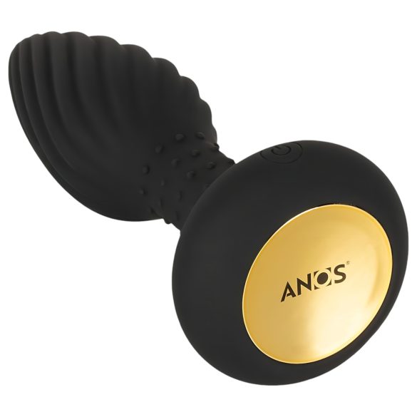 ANOS - Rotierender Perlen-Analvibrator (Schwarz)