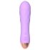 Cuties Mini - Akku Vibrator, wasserfest, lila, mit Rillenmuster