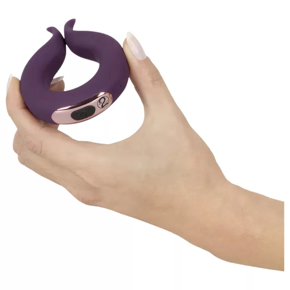 Couples Choice - Akku-Penisring mit 2 Motoren (lila)