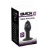 Black Velvet Twist - Wiederaufladbarer Silikon Anal-Vibrator (Schwarz)