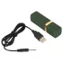 Emerald Love - Akku‑betriebener, wasserdichter Lippenstift‑Vibrator (rot)