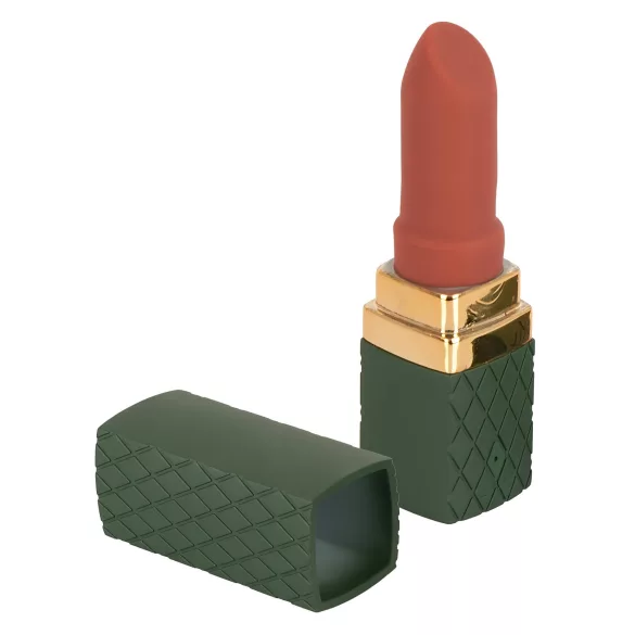 Emerald Love - Akku‑betriebener, wasserdichter Lippenstift‑Vibrator (rot)