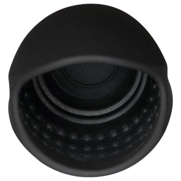 Rebel - Eichelvibrator mit Dilator (schwarz)