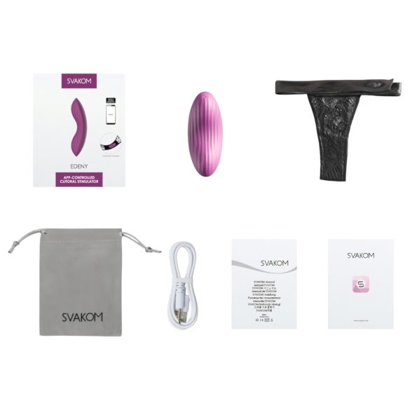 Svakom Edeny - Intelligenter, Akkubetriebener Panty-Vibrator (Lila)