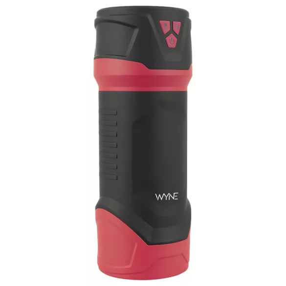 WYNE 04 - Akku-betriebener, vibrierend-saugender Masturbator (braun)