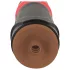 WYNE 04 - Akku-betriebener, vibrierend-saugender Masturbator (braun)