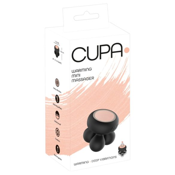 You2Toys CUPA Mini - Wärmender Massage-Vibrator (Schwarz)