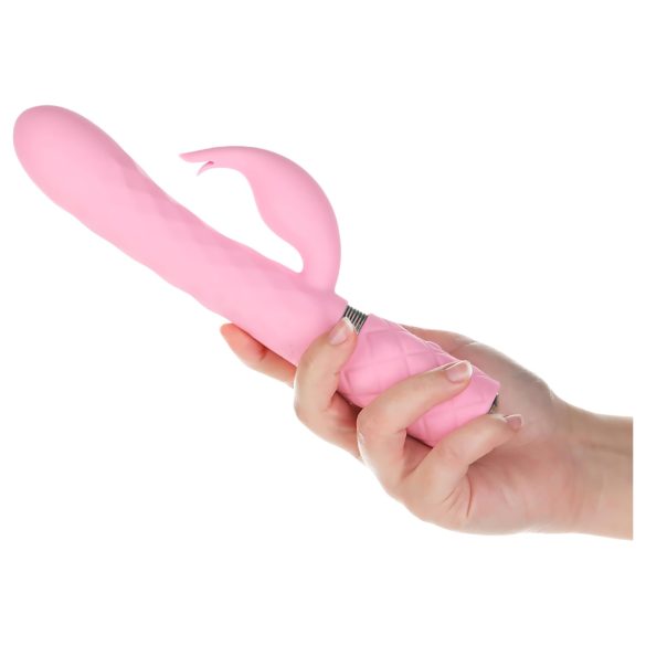Pillow Talk Lively - Akku-Vibrator mit Klitorisarm (Pink)