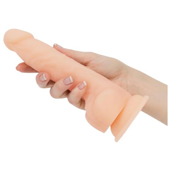 Naked Addiction Rotating 8 - rotierender Vibrator (20cm) - natur