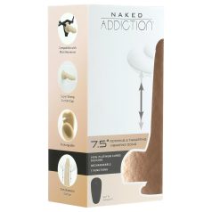   Naked Addiction Thrusting 7,5 - Stoßvibrator (19cm) - natürlich