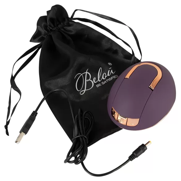Belou - Akku Vulva-Vibrator, rotierend (lila)