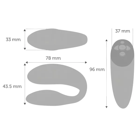 We-Vibe Chorus - Akku-Paarvibrator, intelligent (Orange)