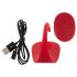 SMILE Slim Panty - Akku, Funk-Fernbedienung Klitorisvibrator (Rot)