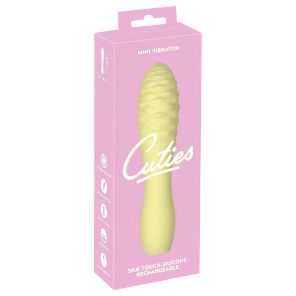 Cuties Mini 3 - Akku, wasserdichter Keulen-Vibrator (Gelb)