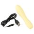 Cuties Mini 3 - Akku, wasserdichter Keulen-Vibrator (Gelb)