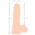 Nature Skin - Dildo mit Haut - 20cm (Natur)