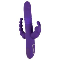   SMILE Triple - Akku Vibrator mit drei Armen, drehend und stoßend (lila)
