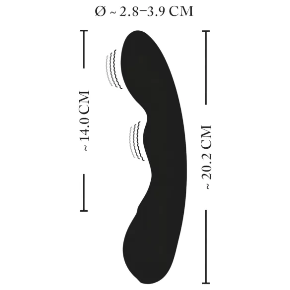XOUXOU - Wiederaufladbarer, wasserdichter G-Punkt-Vibrator (schwarz)
