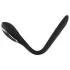 Penis Plug Dilator - wiederaufladbarer, vibrierender Dilator (1 cm, schwarz)