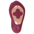 Javida Thumping - Pulsierender G-Punkt- und Klitoris-Vibrator (rot)