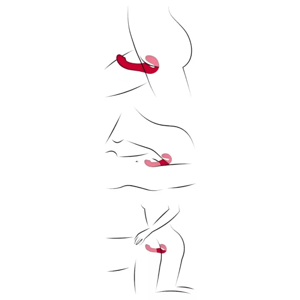 You2Toys Strapless - Kabelloser, tragbarer Vibrator (Rot)